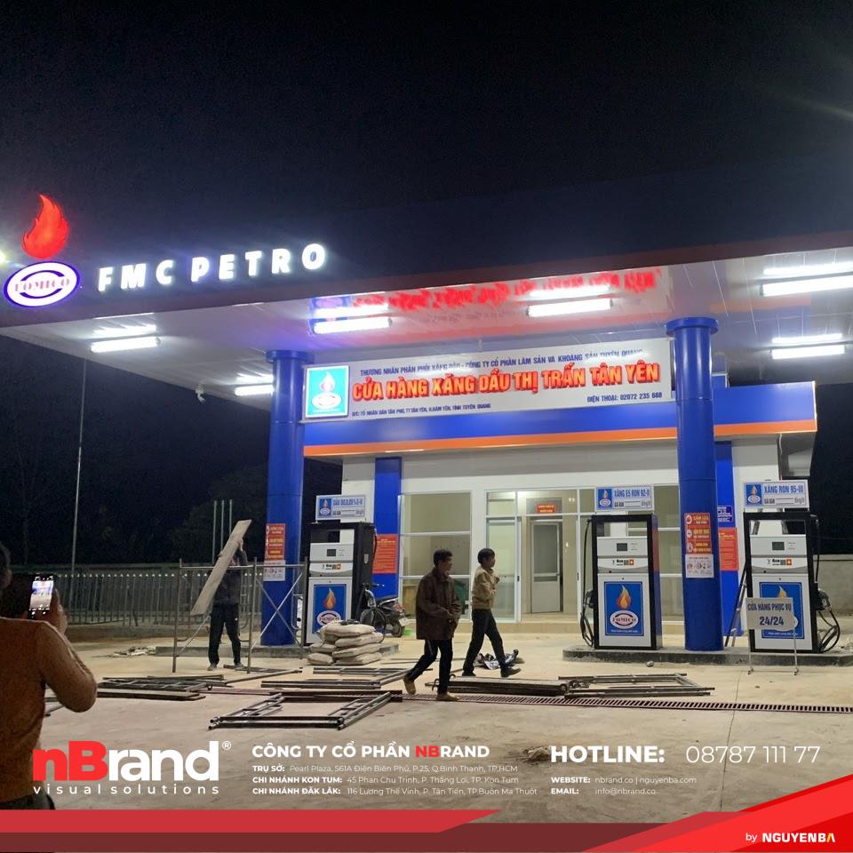 Bảng hiệu Alu cây xăng dầu 15 Bảng hiệu Alu cây xăng dầu fomico